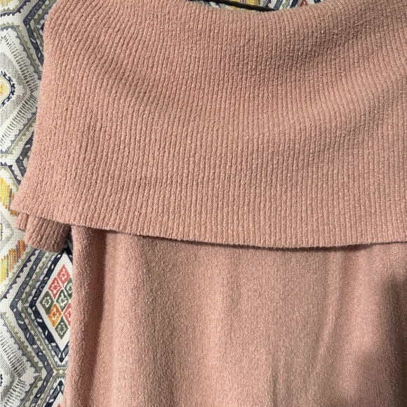 y2k off the shoulder fold over sweater - Picture 5 of 8